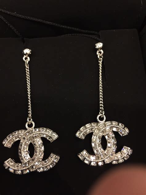 chanel drop earrings fake|chanel earrings authenticity.